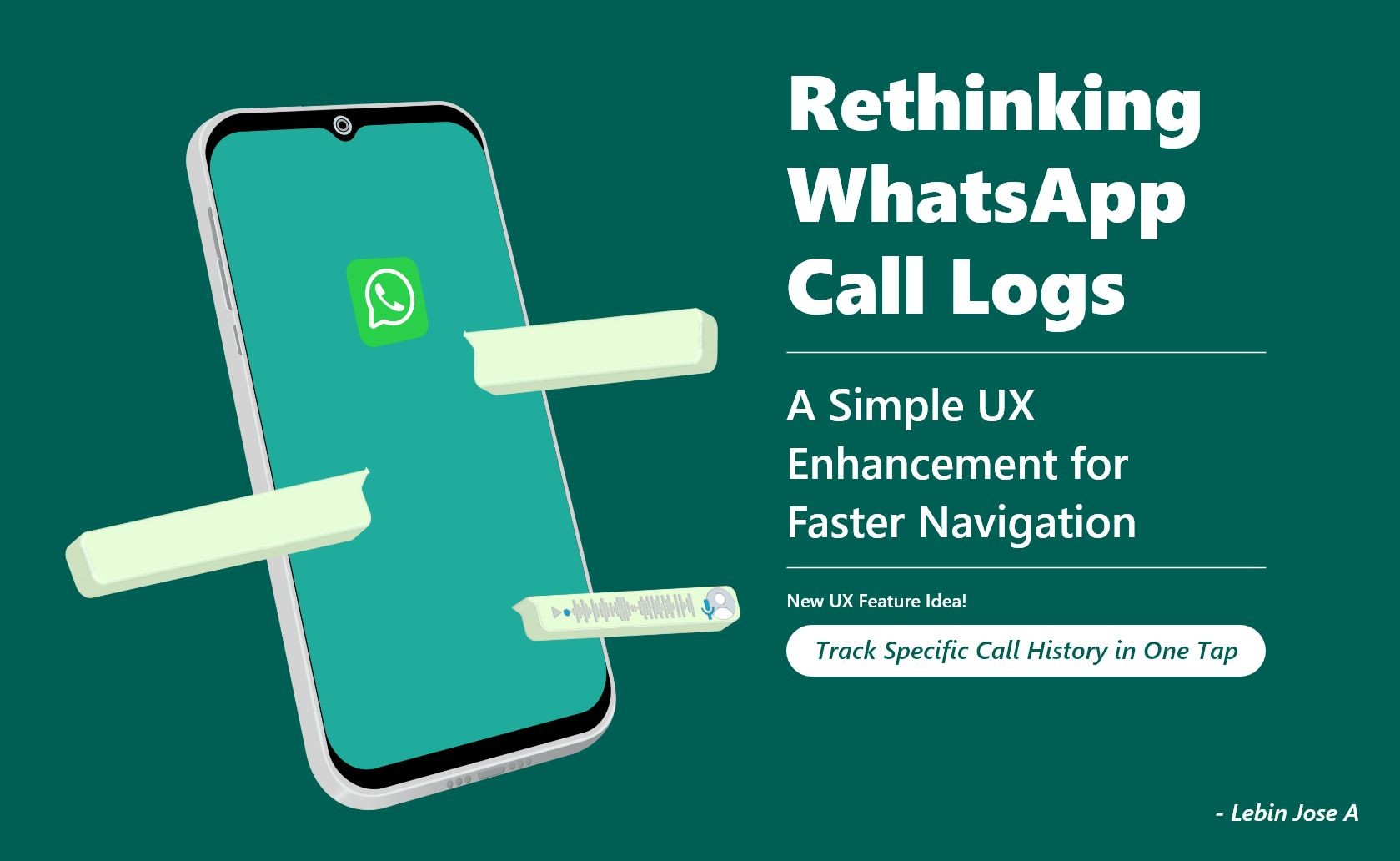 WhatsApp Call Log UX Case Study